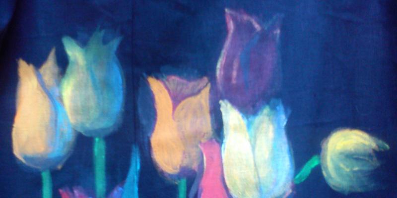 obraz przedstawiający tulipany